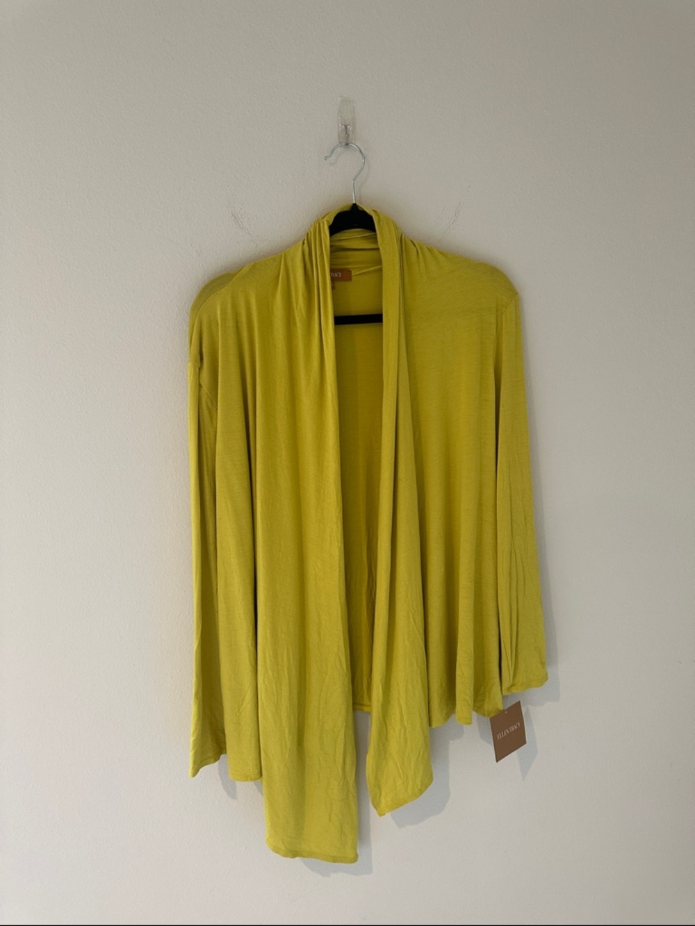 Ellen Tracy Lightweight Green Open-Front Women’s Cardigan